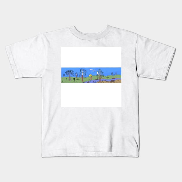 Australia Kids T-Shirt by wanungara